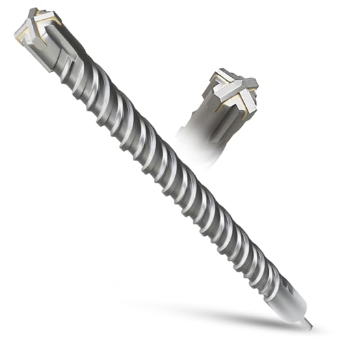 METOTY SDS Plus Bohrer 40mm×600mm,Steinbohrer,Hammerbohrer,Betonbohrer,Für Stein,Beton,Naturstein,Ziegelmauer METOTY SDS Plus Bohrer 40mm×600mm,Steinbohrer,Hammerbohrer,Betonbohrer,Für Stein,Beton,Naturstein,Ziegelmauer von METOTY