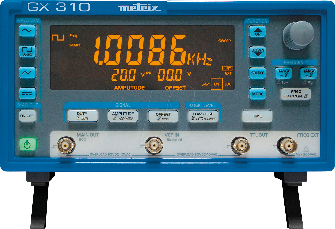 CHAU GX310 - Funktionsgenerator GX 310 , DDS, 0,01 Hz ... 10 MHz von METRIX
