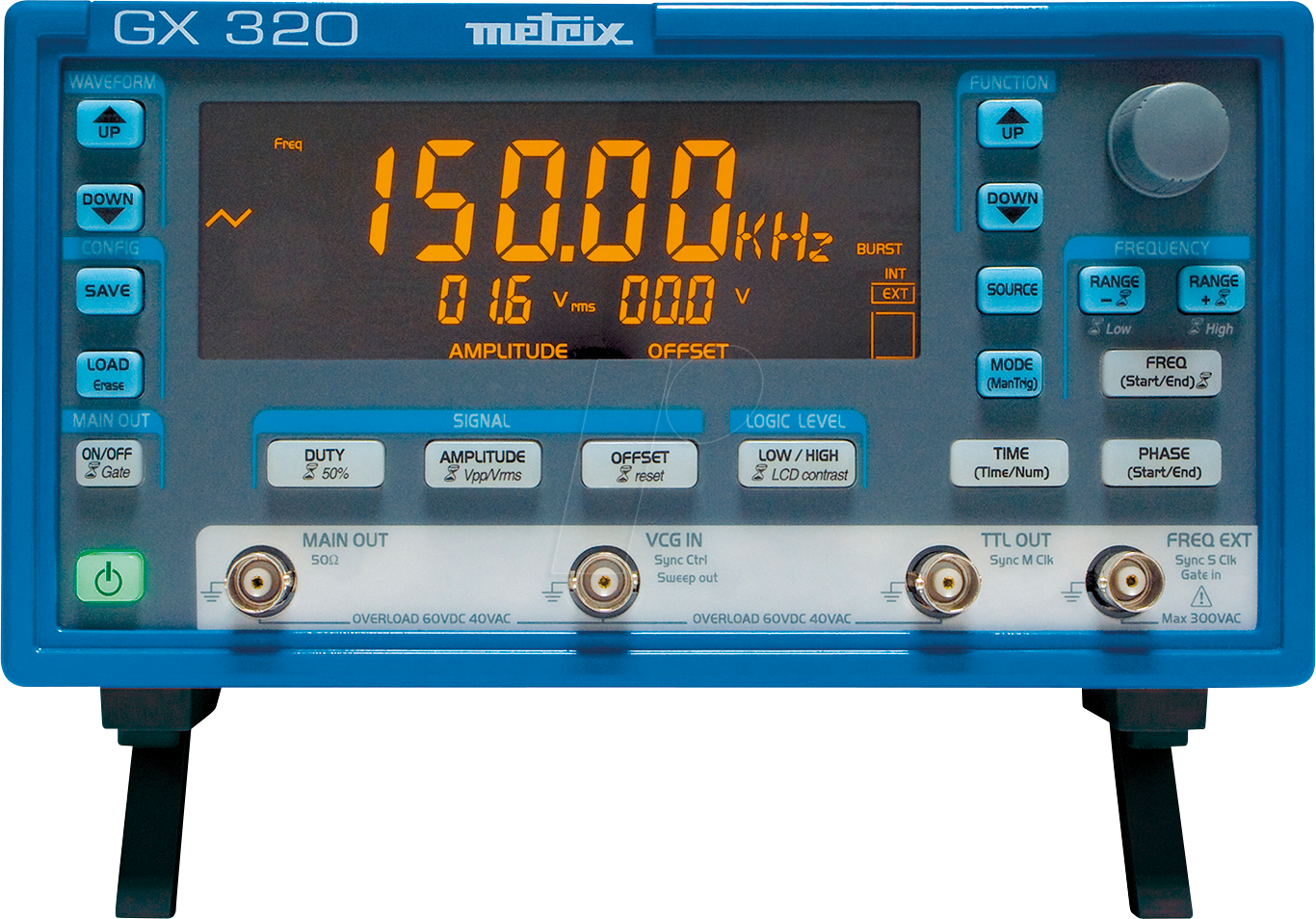 CHAU GX320-E - Funktionsgenerator GX 320 , DDS, 0,001 Hz ... 20 MHz, USB, LAN von METRIX