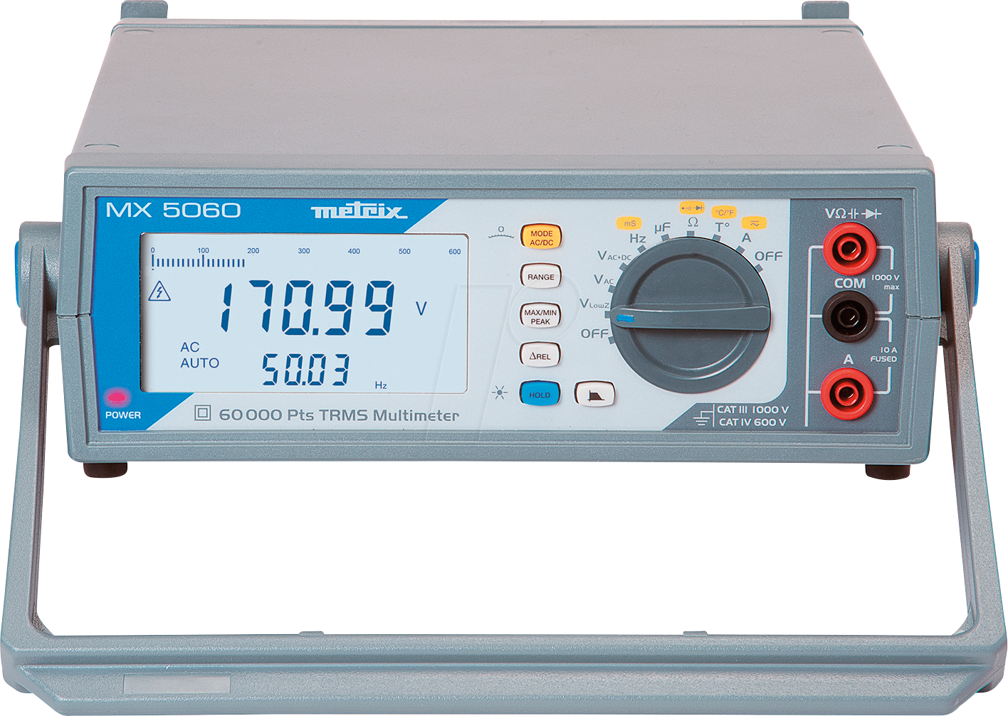 CHAU MX5060 - Tischmultimeter MX5060, digital, 60000 Counts, TRMS, USB von METRIX