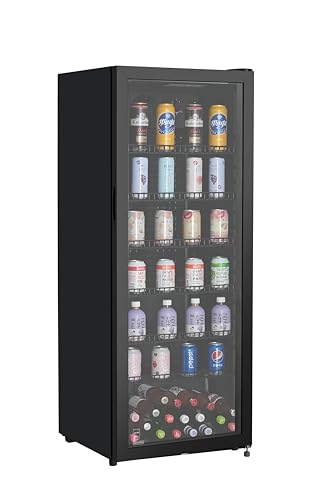 METRO Professional Getränkekühlschrank GSC4240, 237 L, 110 W, 6 verstellbaren Einlegeböden, schwarz von METRO Professional