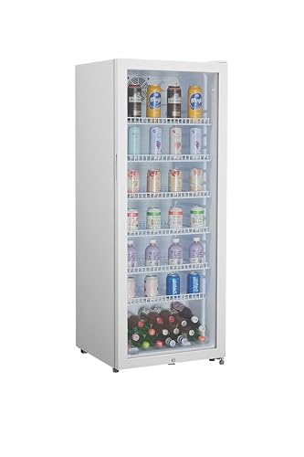 METRO Professional Getränkekühlschrank GSC4240, 237 L, 110 W, 6 verstellbaren Einlegeböden, weiß von METRO Professional