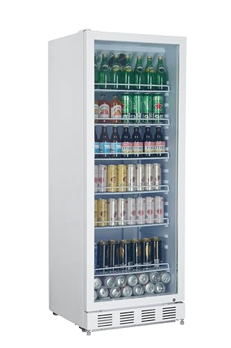 METRO Professional Getränkekühlschrank GSC4280, Metall/Glas, 280 L, belüftete Kühlung, 210 W, mit Schloss, Weiß METRO Professional Getränkekühlschrank GSC4280, Metall/Glas, 280 L, belüftete Kühlung, 210 W, mit Schloss, Weiß von METRO Professional