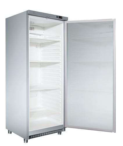 METRO Professional Kühlschrank GRE4600S, Edelstahl/ABS, 480 L, statische Lüfterkühlung, 138W, mit Schloss, silber von METRO Professional
