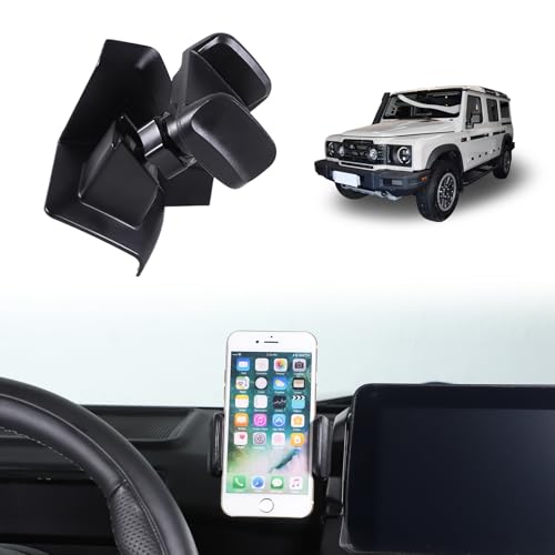 METYOUCAR Auto Handyhalterung für Ineos Grenadier 2020-2024 Linke Seite des Navigationsbildschirms Drehbar Feste Handyhalterung für Auto Fit für iPhone Android und Universal Smartphones (Stil A) von METYOUCAR