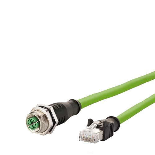 METZ CONNECT Verbindungsleitung M12 BU-RJ45 ST, 8-pol X-kodiert, gerade-gerade, 1 m METZ CONNECT Verbindungsleitung M12 BU-RJ45 ST, 8-pol X-kodiert, gerade-gerade, 1 m von METZ CONNECT