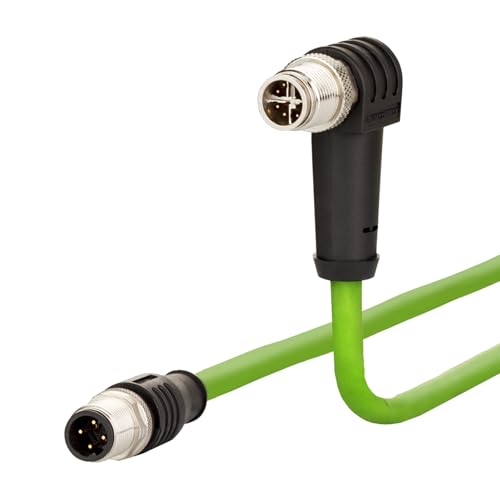 METZ CONNECT Verbindungsleitung M12 ST-M12 ST, 8-pol X-kodiert, gerade-gewinkelt, 5 m METZ CONNECT Verbindungsleitung M12 ST-M12 ST, 8-pol X-kodiert, gerade-gewinkelt, 5 m von METZ CONNECT