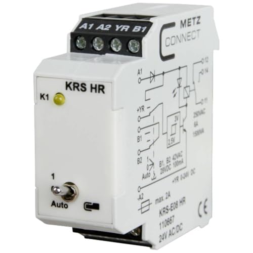 Metz Connect Schwellwertschalter 24, 24 V/AC, V/DC (max) 1 Wechsler 110667 1St. von METZ CONNECT