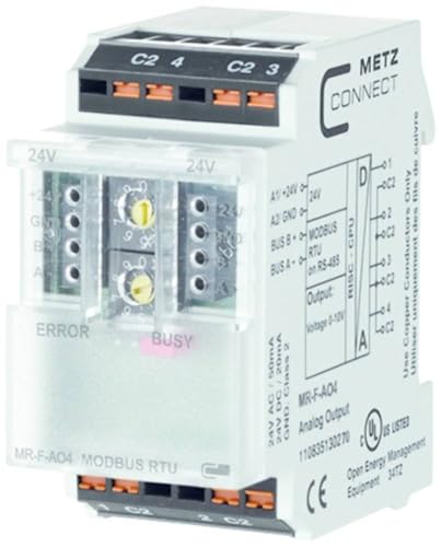 Metz MR-F-AO4 Modbus RTU110835130270 Metz MR-F-AO4 Modbus RTU110835130270 von METZ CONNECT