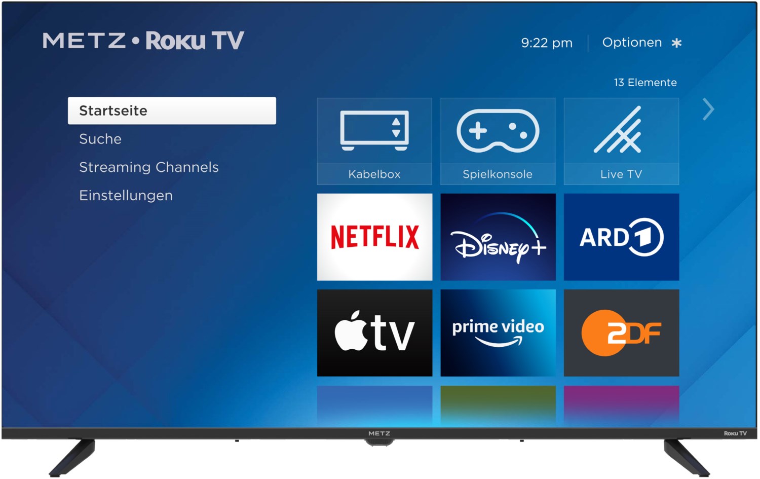 32MTD3001Z Roku TV 80 cm (32") LCD-TV mit LED-Technik / E von METZ blue