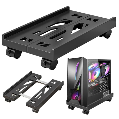 Computer Desktop Ständer,40 * 40 * 7 cm Mobiler CPU-Ständer Mit 4 RollenAusziehbar Universal Computerständer,PC Ständer Für Computerhost,Gaming,Büro,Computergehäuse Computer Desktop Ständer,40 * 40 * 7 cm Mobiler CPU-Ständer Mit 4 RollenAusziehbar Universal Computerständer,PC Ständer Für Computerhost,Gaming,Büro,Computergehäuse von MEYAGOT