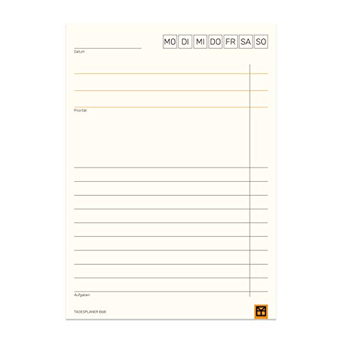 MEYCARD - B6B Tagesplaner, Block je 100 Blatt, 2 Stück, To Do Liste, größer DIN A6 MEYCARD - B6B Tagesplaner, Block je 100 Blatt, 2 Stück, To Do Liste, größer DIN A6 von MEYCARD