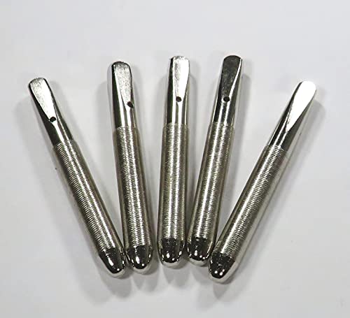 Wirbel für Cembalo Zither Harfe vernickelt 100 Stück (5,00 x 40 mm Rechtsgewinde) von MEYNE
