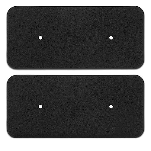 Filter für Hoover Candy 40006731, Fagor House to House Ostein, 275 x 125 mm, Schwammfilter, Filtermatte, Kondensattrockner (Schwarz, 275 x 125 x 10 cm-2 Stück) von MEZOKUCEL