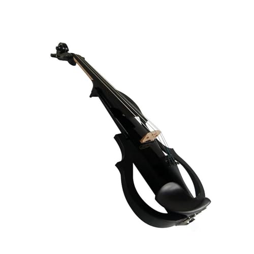 Violine für Erwachsene, 4/4, elektrisches Violinensaiteninstrument, professionelle Leistung mit Kopfhörer-Zubehör, Schwarz Violine für Erwachsene, 4/4, elektrisches Violinensaiteninstrument, professionelle Leistung mit Kopfhörer-Zubehör, Schwarz von MFGSDFR