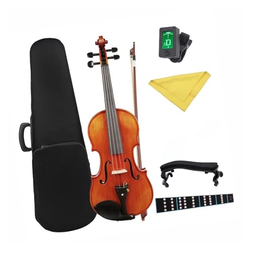 Violine für Erwachsene, 4/4 Violine, Fichtenplatte, Original-Soundtrack mit Stimmgerät und anderem Zubehör (Set 2) von MFGSDFR