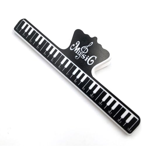 Zubehör Für Geige Musikclips Klavier 1/2 Violine Gitarre Musikinstrument Zubehör(Black) von MFGSDFR