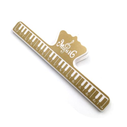 Zubehör Für Geige Musikclips Klavier 1/2 Violine Gitarre Musikinstrument Zubehör(Gold) von MFGSDFR