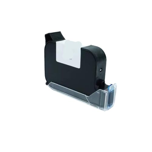 MFHgLKT 1 Stück Schwarze Patrone Universelle 600-DPI-Tintenpatrone 12,7 mm, schnell trocknend, auf Lösungsmittelbasis, kompatibel mit tragbaren Tintenstrahldruckern von MFHgLKT