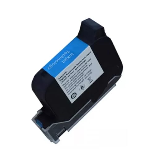 MFHgLKT 1 Stück Schwarze Patrone WK42A 600 DPI Premier Handdrucker Fast Dry Eco Solvent Druckhöhe 12,7 mm Kompatibler Tintenstrahldrucker von MFHgLKT