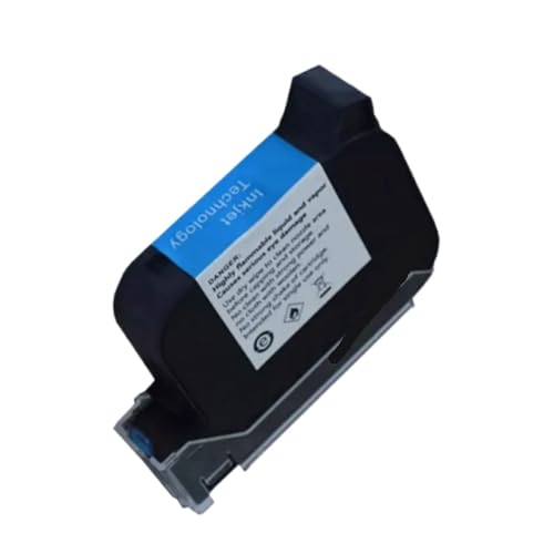 MFHgLKT 2PCS Schwarze Tinte BK90A 12,7 mm tragbarer Thermo-Tintenstrahldrucker, schnell trocknende Eco-Solvent-Tintenpatrone, kompatibel mit unverschlüsselten Handheld-Druckern von MFHgLKT