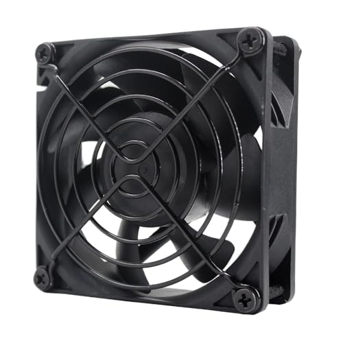 MFHgLKT Hydraulischer 80 mm 8025 EC bürstenloser Lüfter, 8 m, AC 110 V, 115 V, 120 V, 220 V, 240 V, 2 Stück, mit Schrauben, Grill, kompatibel mit ähnlichen Modellen MFHgLKT Hydraulischer 80 mm 8025 EC bürstenloser Lüfter, 8 m, AC 110 V, 115 V, 120 V, 220 V, 240 V, 2 Stück, mit Schrauben, Grill, kompatibel mit ähnlichen Modellen von MFHgLKT