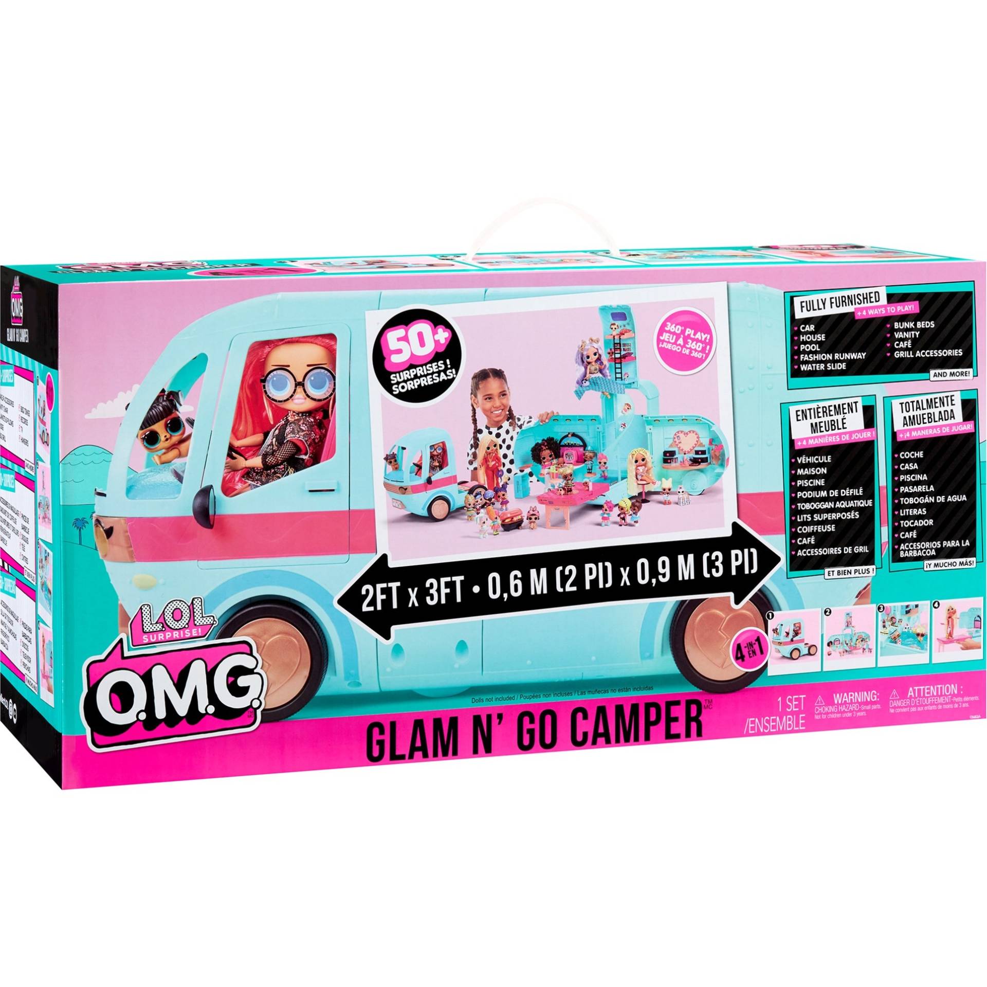 L.O.L. Surprise Glam N'' Go Camper, Spielfahrzeug von MGA Entertainment