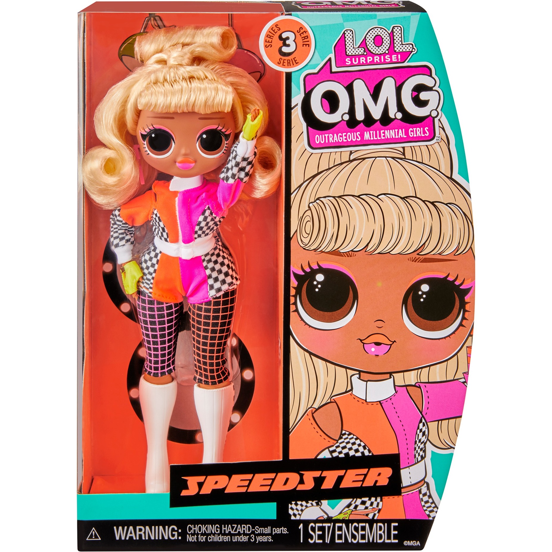 L.O.L. Surprise OMG Serie 3 - Speedster, Puppe von MGA Entertainment