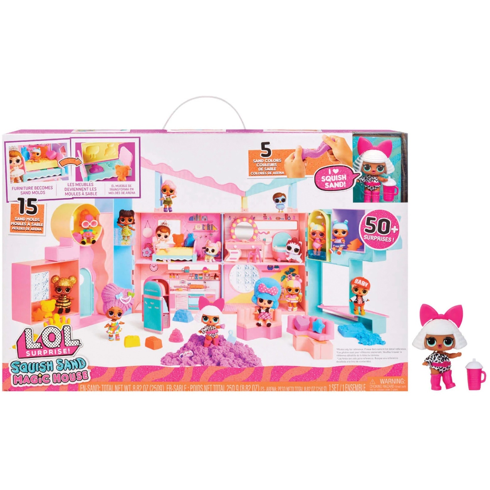 L.O.L. Surprise Squish Sand Magic House w/ Tot, Puppenhaus von MGA Entertainment