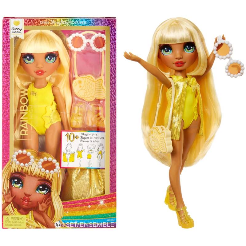 Rainbow High Swim & Style - Sunny (Yellow), Puppe von MGA Entertainment