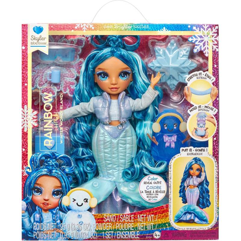 Rainbow High Winter Wonderland Doll - Bella (Blue), Puppe von MGA Entertainment