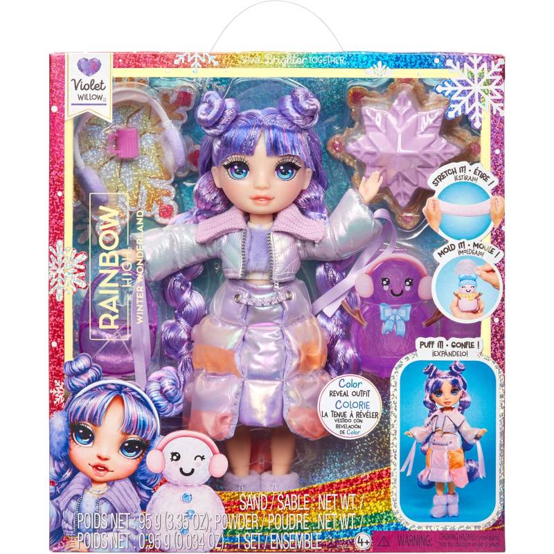 Rainbow High Winter Wonderland Doll - Violet (Purple), Puppe von MGA Entertainment