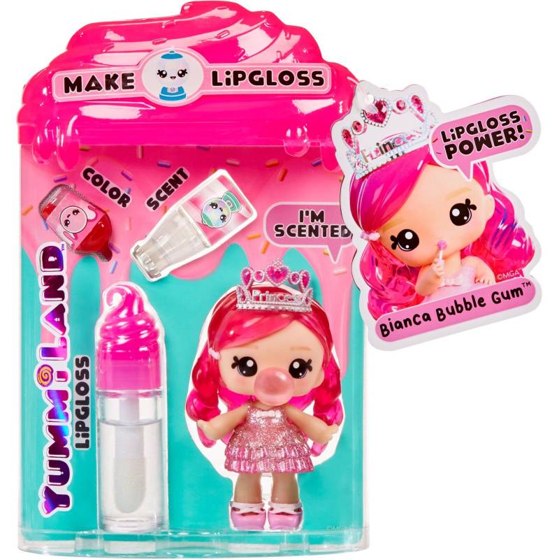 Yummiland Lipgloss Doll - Bianca Bubblegum, Puppe von MGA Entertainment