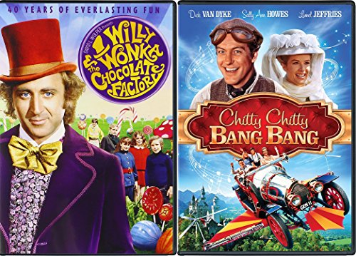 Chitty Chitty Bang Bang & Willy Wonka & the Chocolate Factory Musical DVD Set / Classic Family Movie Bundle Double Feature von MGM (Video & DVD)