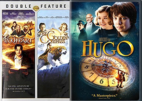 Hugo & The Golden Compass + Inkheart DVD Set Classic Family Fantasy Movie Bundle 3 Film Feature von MGM (Video & DVD)