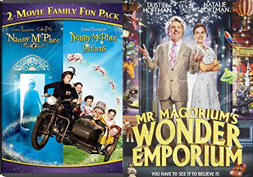 Mr. Magorium's Wonder Emporium + Nanny McPhee & Nanny McPhee Returns DVD Set Classic Family Fantasy Movie Bundle Double Feature von MGM (Video & DVD)