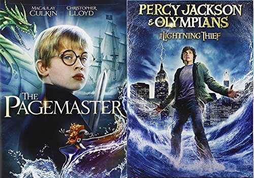 Percy Jackson and the lightning Thief & Pagemaster DVD Set Classic Family Fantasy Movie Bundle Double Feature von MGM (Video & DVD)