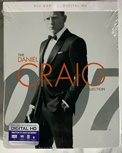 The Daniel Craig Collection - James Bond 007 - Limited Edition Steelbook - Includes Casino Royale, Quantum Of Solace, Skyfall [Digital HD] [Blu-ray] von MGM (Video & DVD)