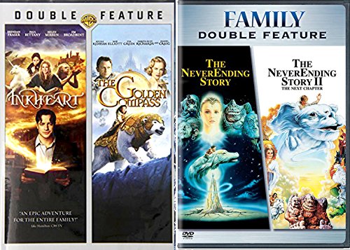 The NeverEnding Story & Inkheart + The Golden Compass DVD Set Classic Family Fantasy Movie Bundle 4 Film Feature von MGM (Video & DVD)