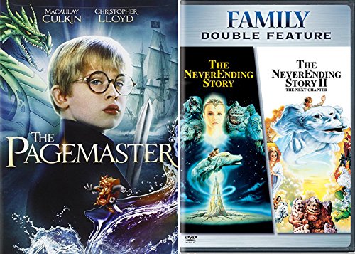 The NeverEnding Story & Pagemaster DVD Set Classic Family Fantasy Movie Bundle Triple Feature von MGM (Video & DVD)