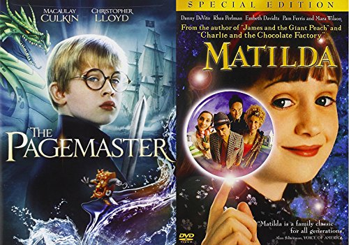 The Pagemaster & Matilda DVD Set Classic Family Fantasy Movie Bundle Double Feature von MGM (Video & DVD)