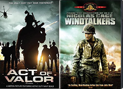 Windtalkers + Act of Valor DVD 2 Pack War Movie Action Set Double Feature Films von MGM (Video & DVD)