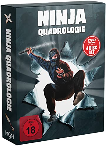 Ninja Quadrologie 1-4 Deluxe-Edition (4 DVD-Digipak im Schuber+32-seitiges Booklet) von MGM / Hansesound (Soulfood)