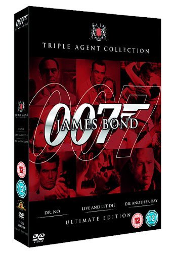 James Bond Ultimate Red Triple Pack - Dr. No/Live And Let Die/Die another Day [UK Import] von MGM HOME ENTERTAINMENT