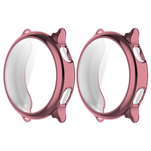 MGUEIAO [2 Stück kompatibel mit Garmin VivoActive 6 für Hülle,Stoßabsorbierende Dünn Designte Schutzhülle,Rundum Schutzhülle HD Ultradünne Schutz Case-Rosa MGUEIAO [2 Stück kompatibel mit Garmin VivoActive 6 für Hülle,Stoßabsorbierende Dünn Designte Schutzhülle,Rundum Schutzhülle HD Ultradünne Schutz Case-Rosa von MGUEIAO