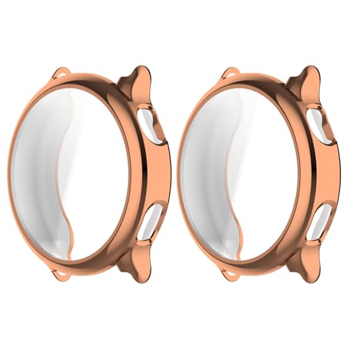 MGUEIAO [2 Stück kompatibel mit Garmin VivoActive 6 für Hülle,Stoßabsorbierende Dünn Designte Schutzhülle,Rundum Schutzhülle HD Ultradünne Schutz Case-Roségold MGUEIAO [2 Stück kompatibel mit Garmin VivoActive 6 für Hülle,Stoßabsorbierende Dünn Designte Schutzhülle,Rundum Schutzhülle HD Ultradünne Schutz Case-Roségold von MGUEIAO