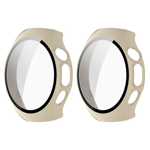 MGUEIAO [2 Stück kompatibel mit Huawei Watch 5 46mm für Hülle,Hülle Mit Displayschutz,Hard PC Rundum Displayschutz Schutz Case für Huawei Watch 5 46mm-Weiß MGUEIAO [2 Stück kompatibel mit Huawei Watch 5 46mm für Hülle,Hülle Mit Displayschutz,Hard PC Rundum Displayschutz Schutz Case für Huawei Watch 5 46mm-Weiß von MGUEIAO