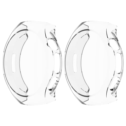 MGUEIAO [2 Stück kompatibel mit Huawei Watch 5 46mm für Hülle,Stoßabsorbierende Dünn Designte Schutzhülle,Rundum Schutzhülle HD Ultradünne Schutz Case-Transparent MGUEIAO [2 Stück kompatibel mit Huawei Watch 5 46mm für Hülle,Stoßabsorbierende Dünn Designte Schutzhülle,Rundum Schutzhülle HD Ultradünne Schutz Case-Transparent von MGUEIAO