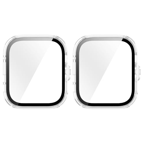 MGUEIAO [2 Stück kompatibel mit Huawei Watch Fit 4 Pro für Hülle,Hülle Mit Displayschutz,Hard PC Rundum Displayschutz Schutz Case für Huawei Watch Fit 4 Pro-Transparent MGUEIAO [2 Stück kompatibel mit Huawei Watch Fit 4 Pro für Hülle,Hülle Mit Displayschutz,Hard PC Rundum Displayschutz Schutz Case für Huawei Watch Fit 4 Pro-Transparent von MGUEIAO