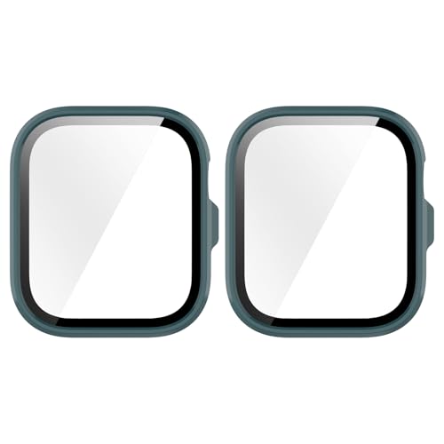 MGUEIAO [2 Stück kompatibel mit Huawei Watch Fit 4 für Hülle,Hülle Mit Displayschutz,Hard PC Rundum Displayschutz Schutz Case für Huawei Watch Fit 4-Grün MGUEIAO [2 Stück kompatibel mit Huawei Watch Fit 4 für Hülle,Hülle Mit Displayschutz,Hard PC Rundum Displayschutz Schutz Case für Huawei Watch Fit 4-Grün von MGUEIAO
